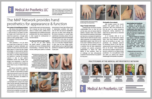 A page of an article about the hands.