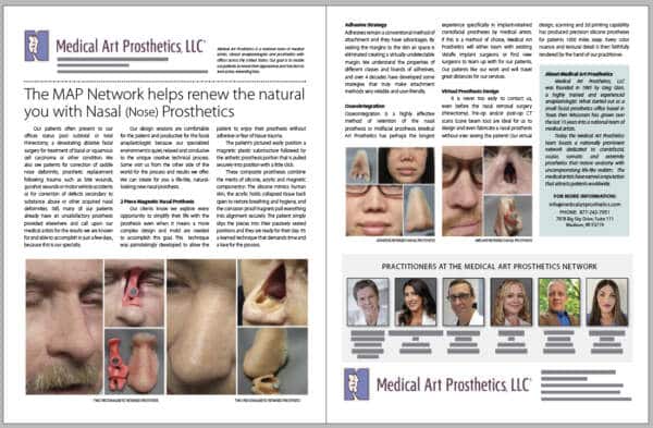 A page of an article about nose surgery.
