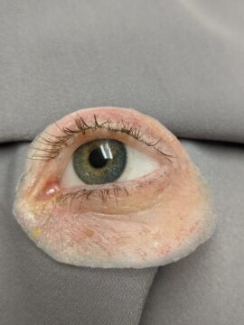 Eye tinting and attachment