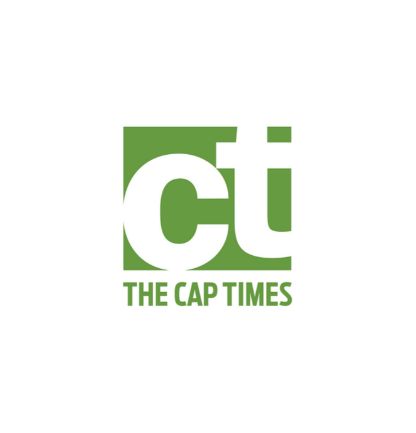a green and white logo