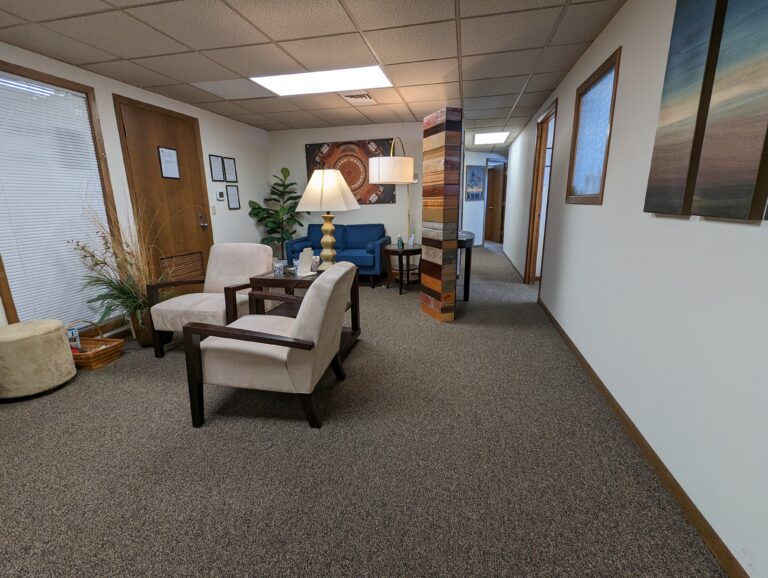 inviting reception medical office
